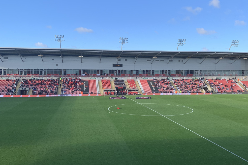 Leigh Sports Village ahead of the WSL Manchester Derby 
