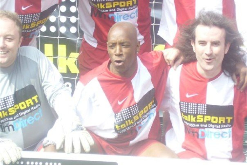 2007 I think? Just won the Breakfast v Drive 5-a-side and celebrating with Wrighty!!