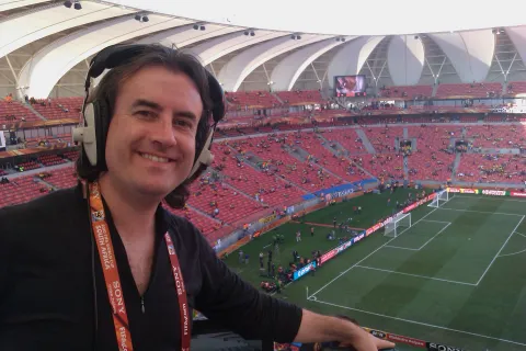 Nelson Mandela Bay stadium, Port Elizabeth - Place? Impressive. Pitch? Garbage.