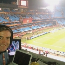 Setting up in Pretoria ahead of Chile v Spain - thermals in full effect!